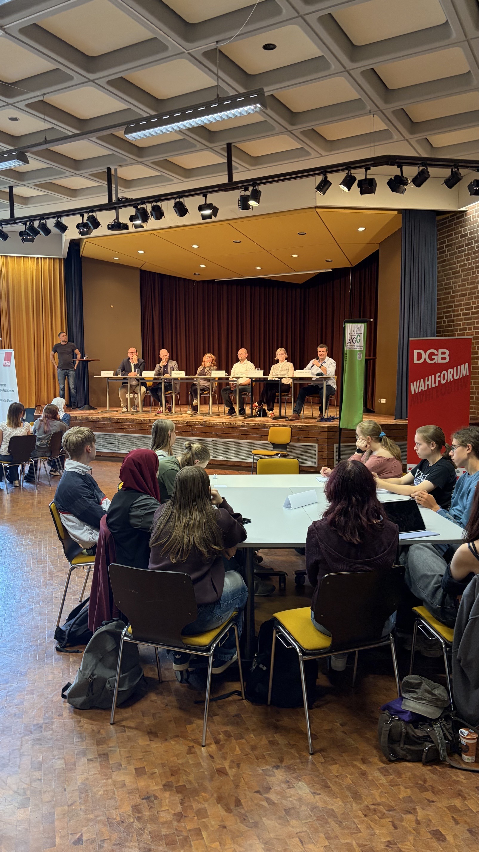 Politik hautnah: Erstwählerforum an der AGG